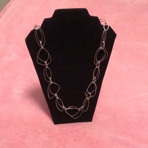 Long Silver Necklace
